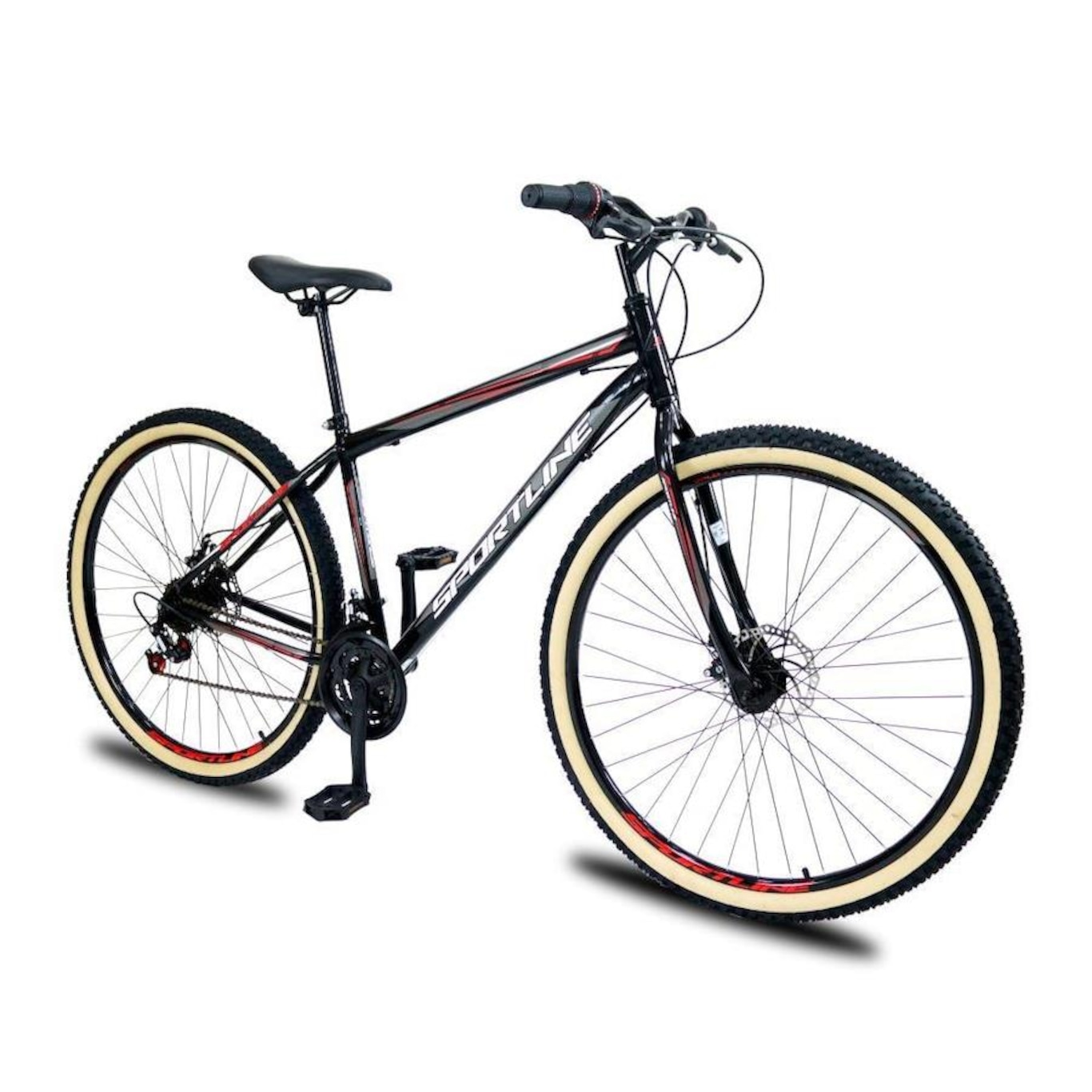 Bicicleta Aro 29 Sportline - Freio a Disco - Câmbio Revo Shift - 21 Velocidades - Adulto - Foto 1