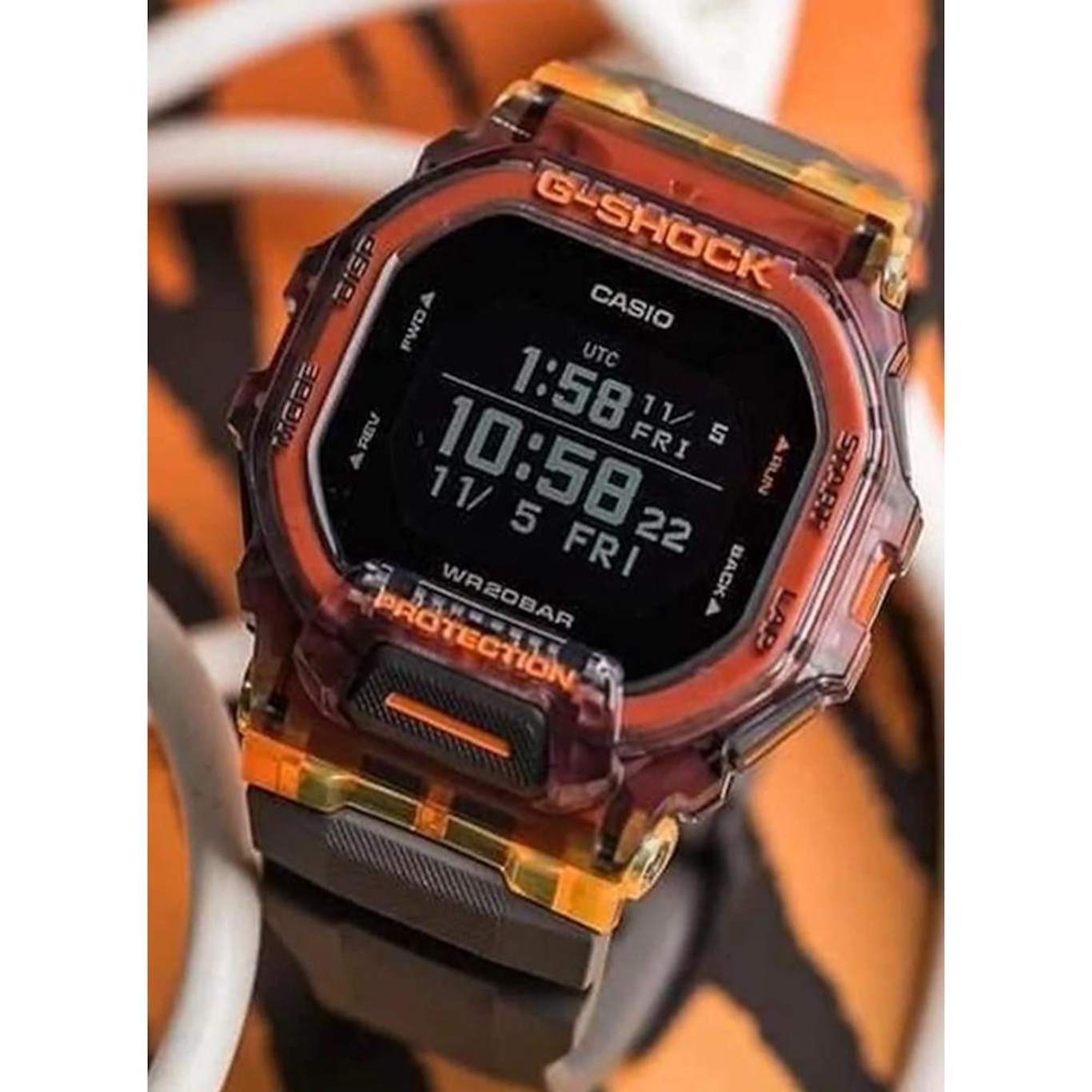 Relógio Casio G-Shock G-Squad Sports Gbd-200Sm-1A5Dr - Unissex - Foto 2