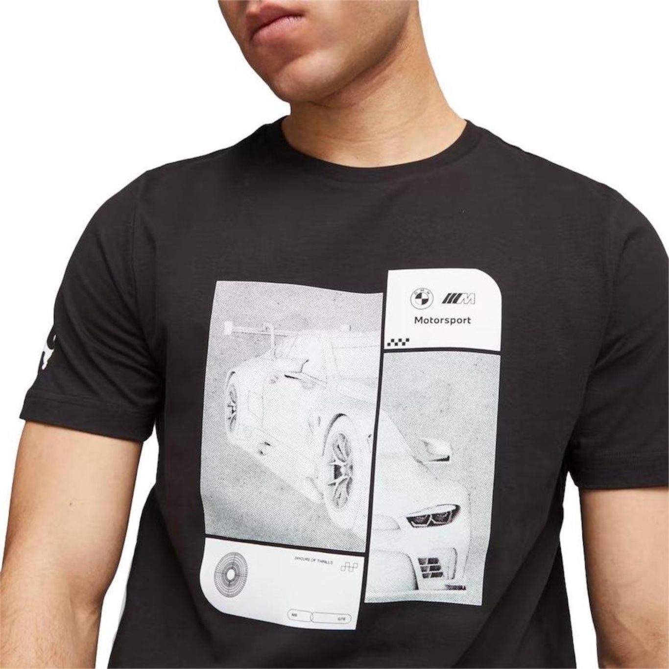 Camiseta Puma Car Graphic - Masculina - Foto 3