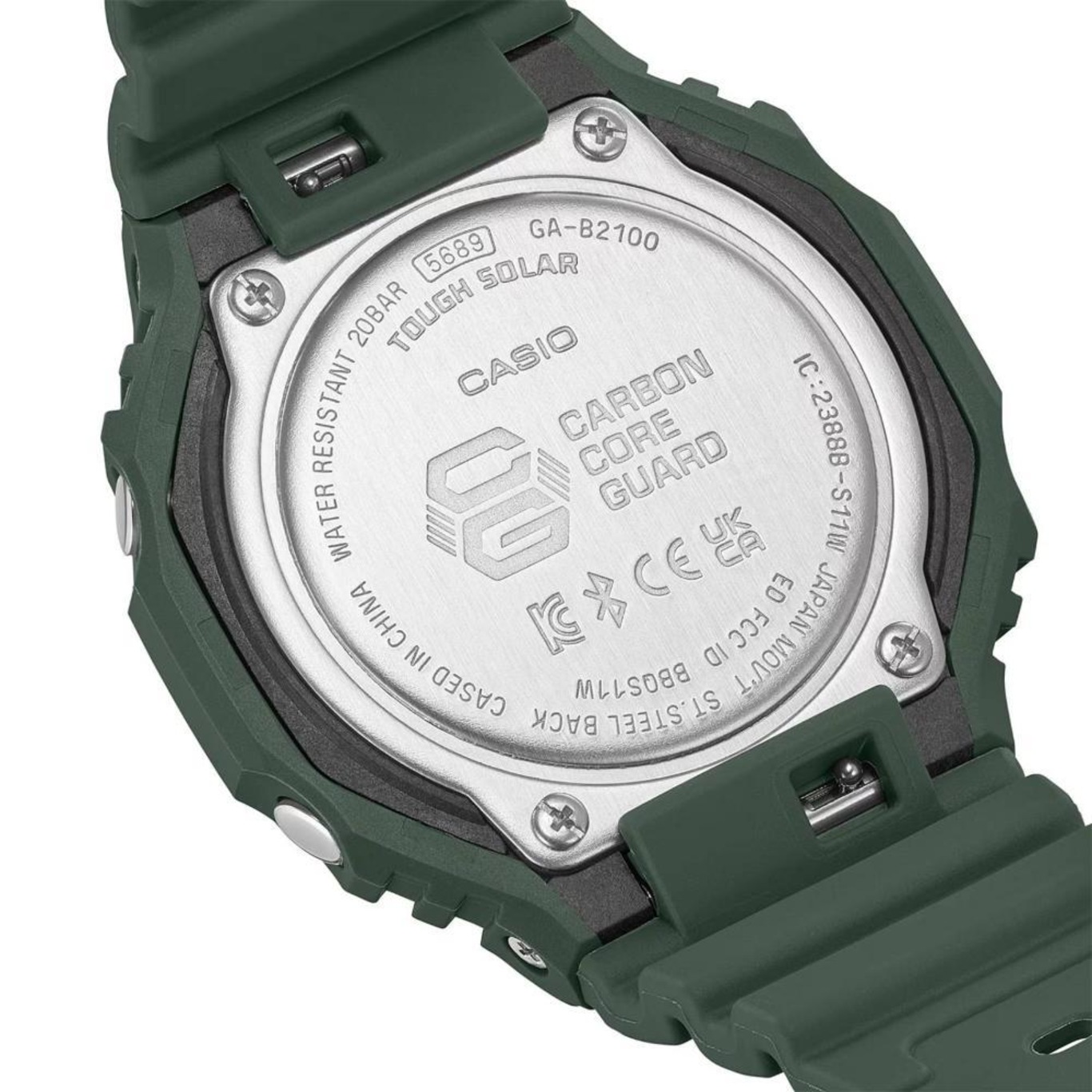 Relógio Digital Casio G-Shock Ga-B2100-3Adr Carbon Core Guard - Adulto - Foto 6