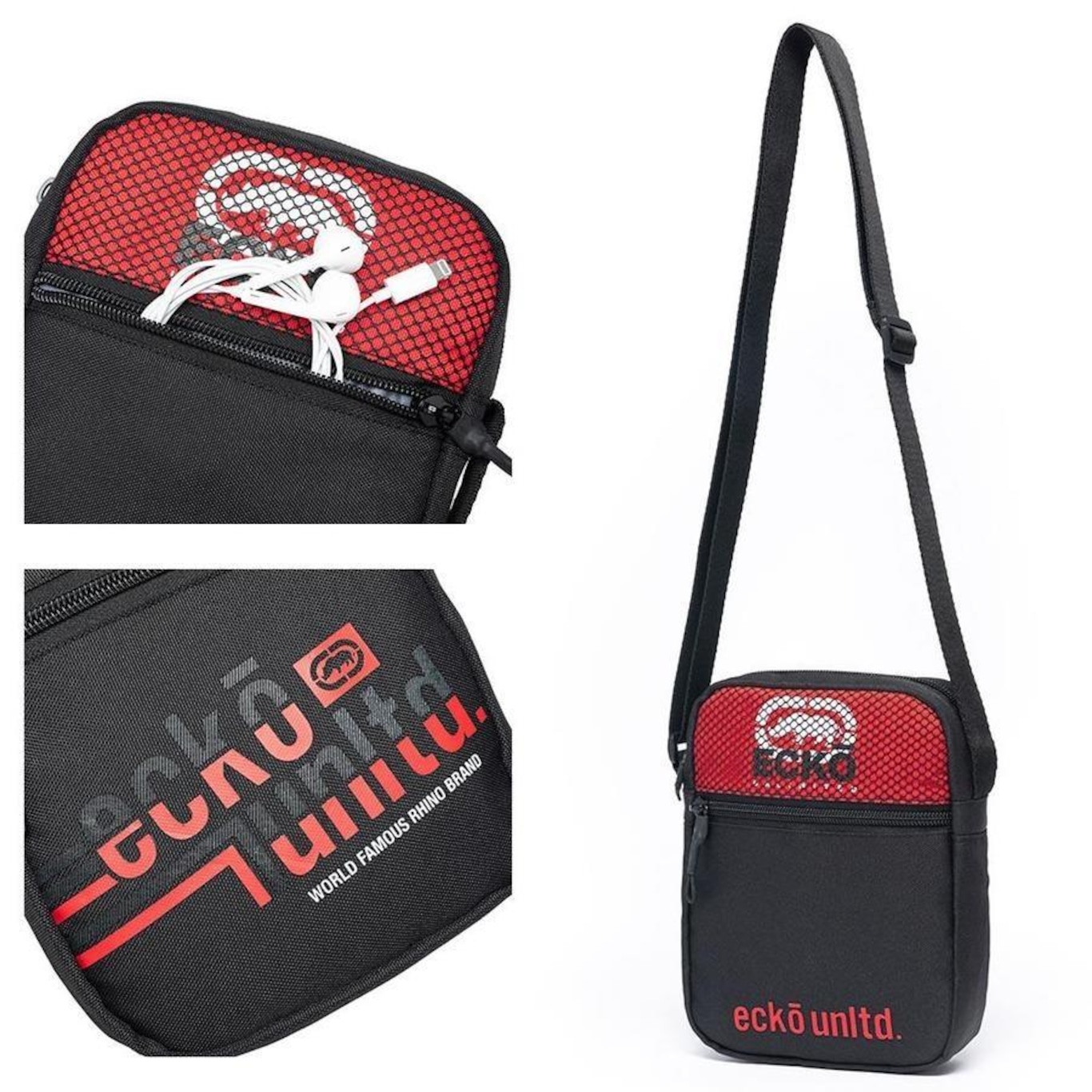 Shoulder Bag Ecko Transversal - 1,6 Litros - Foto 2