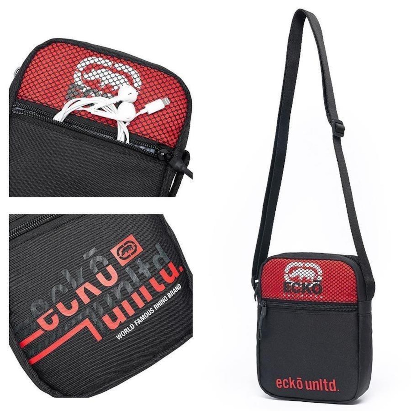 Shoulder Bag Ecko Transversal - 1,6 Litros - Foto 4