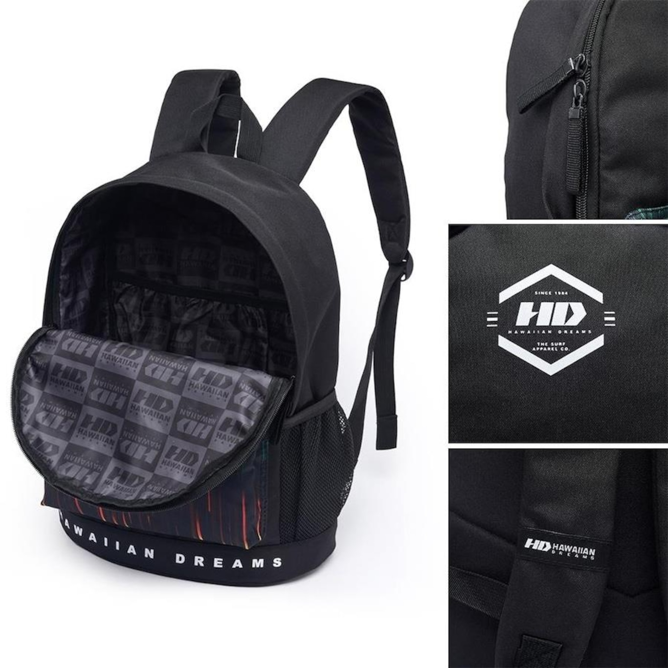 Mochila HD Reforçada Bolsos Laterais - 17 Litros + Estojo - Foto 5