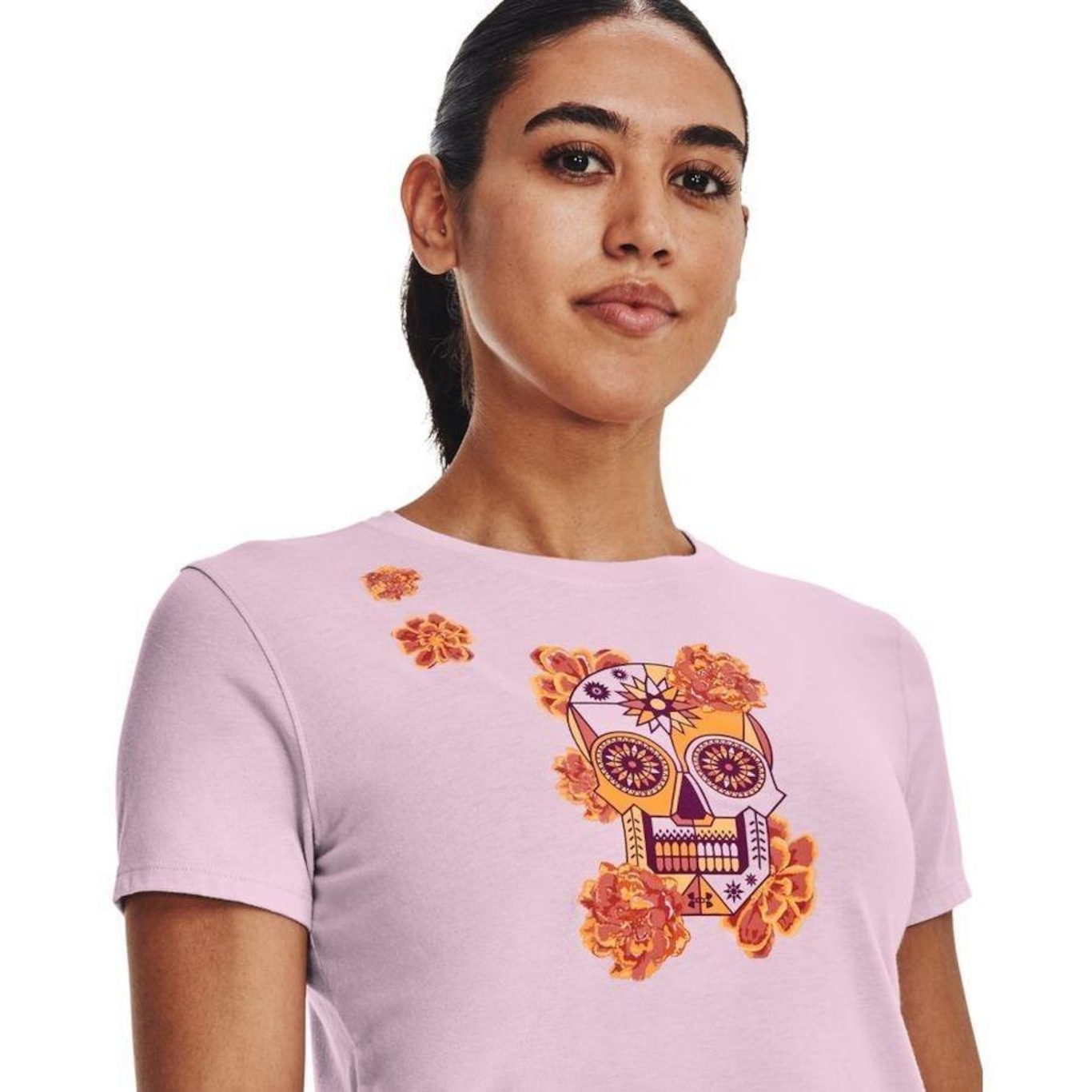 Camiseta Under Armour Day Of The Dead - Feminina - Foto 4