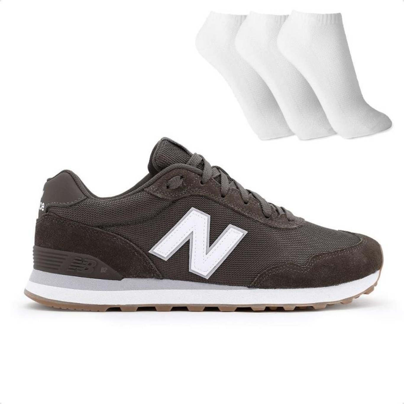 Tênis New Balance 515 V2 Masculino + 3 Pares de Meias - Masculino - Foto 1