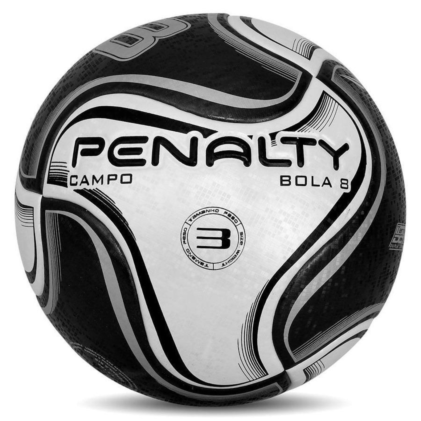 Bola de Futebol de Campo Penalty 8 N3 Xxiv - Foto 1