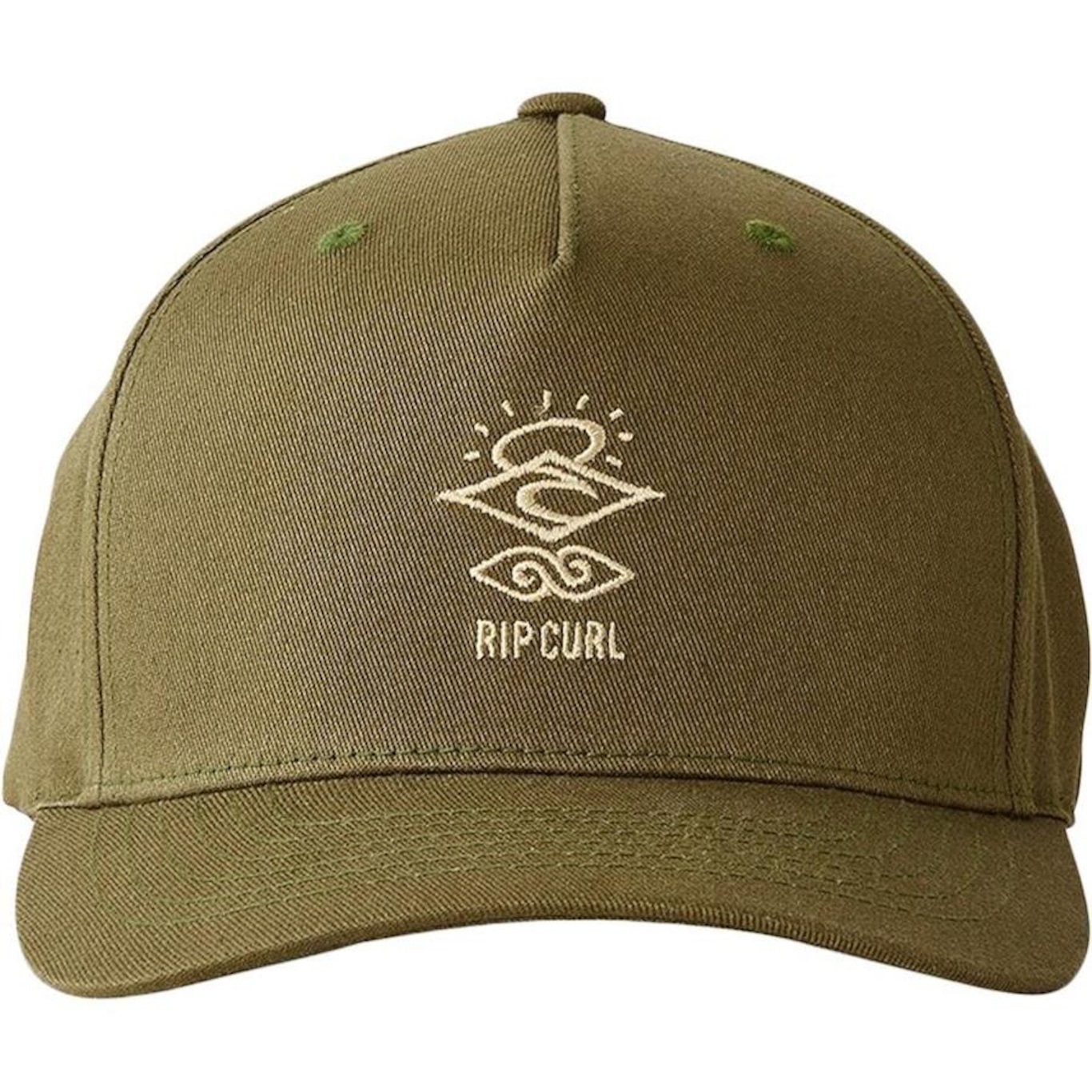 Boné Rip Curl Icons Eco Flexfit Sm24 Olive - Fechado - Adulto - Foto 3