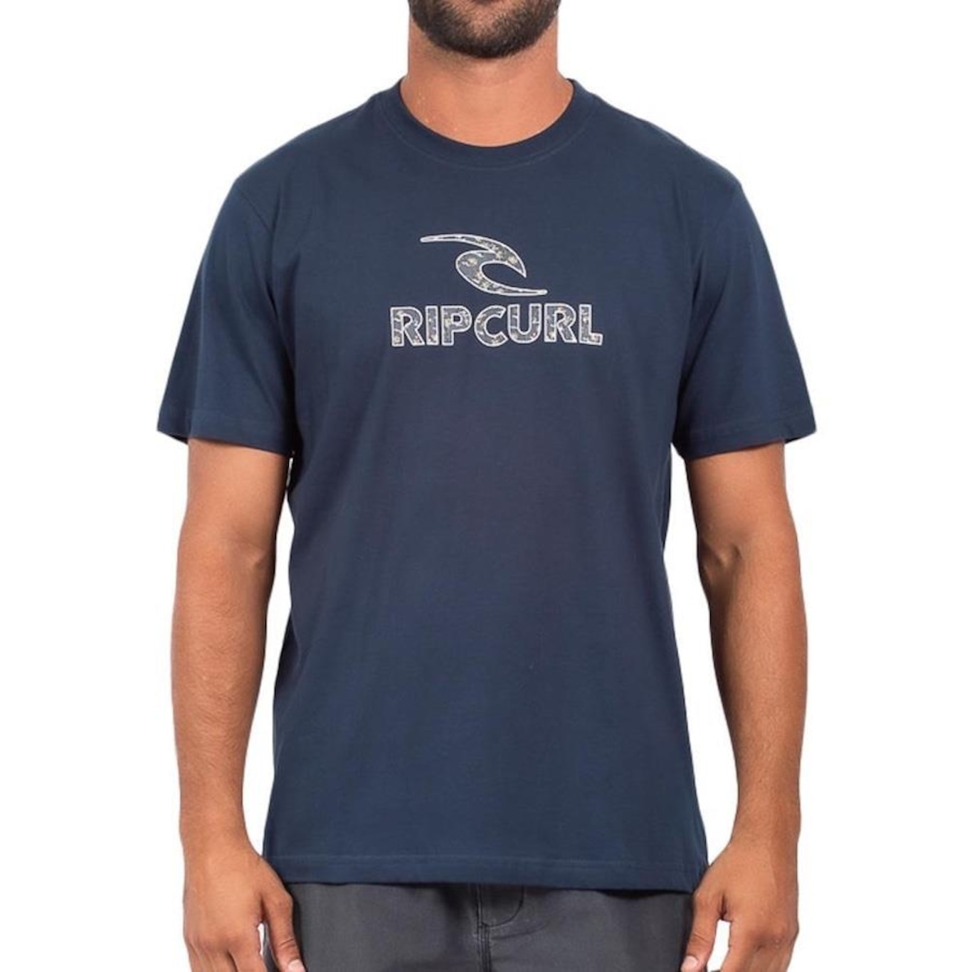 Camiseta Rip Curl Icon Palm Sm24 - Masculina - Foto 1