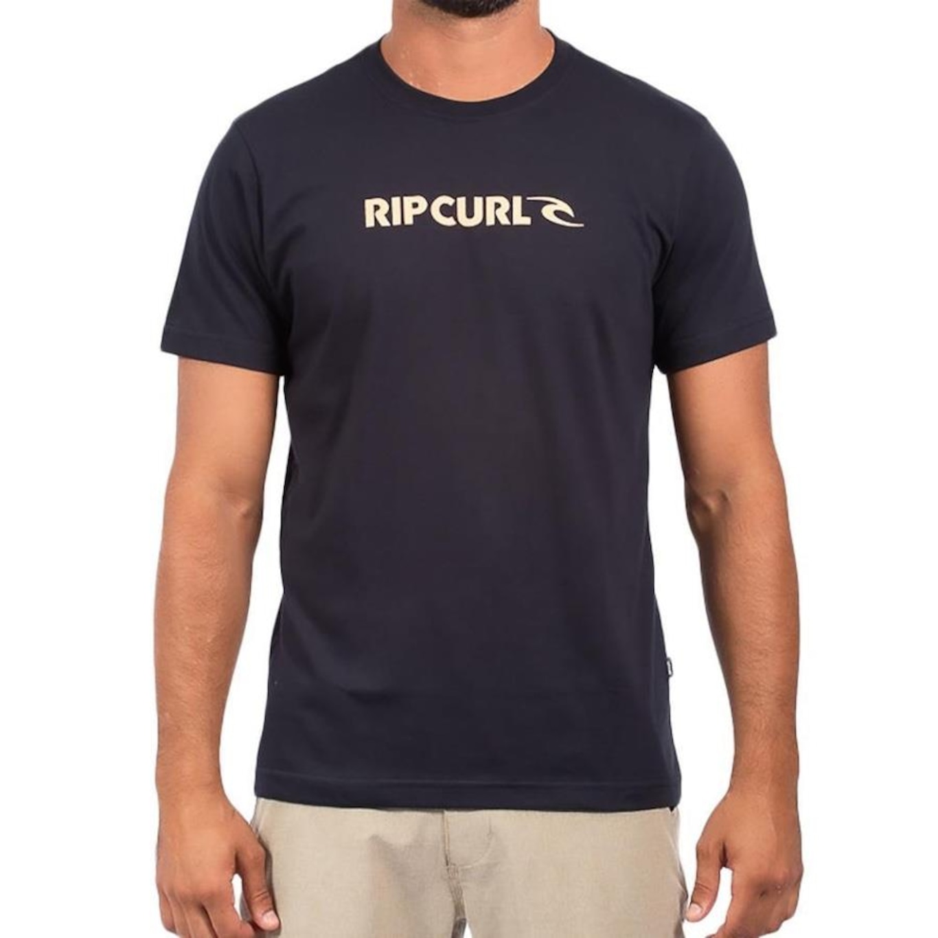 Camiseta Rip Curl New Icon Sm24 - Masculina - Foto 1