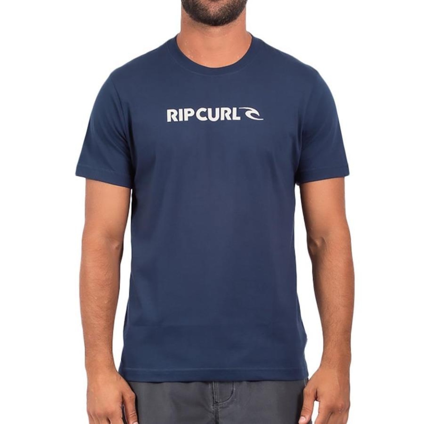 Camiseta Rip Curl New Icon Sm24 - Masculina - Foto 1