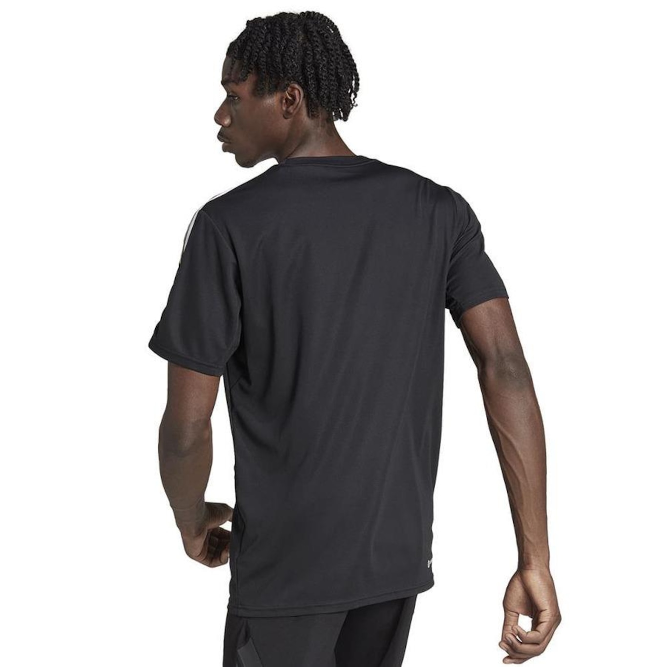 Camiseta adidas Train Essentials 3S - Masculina - Foto 3