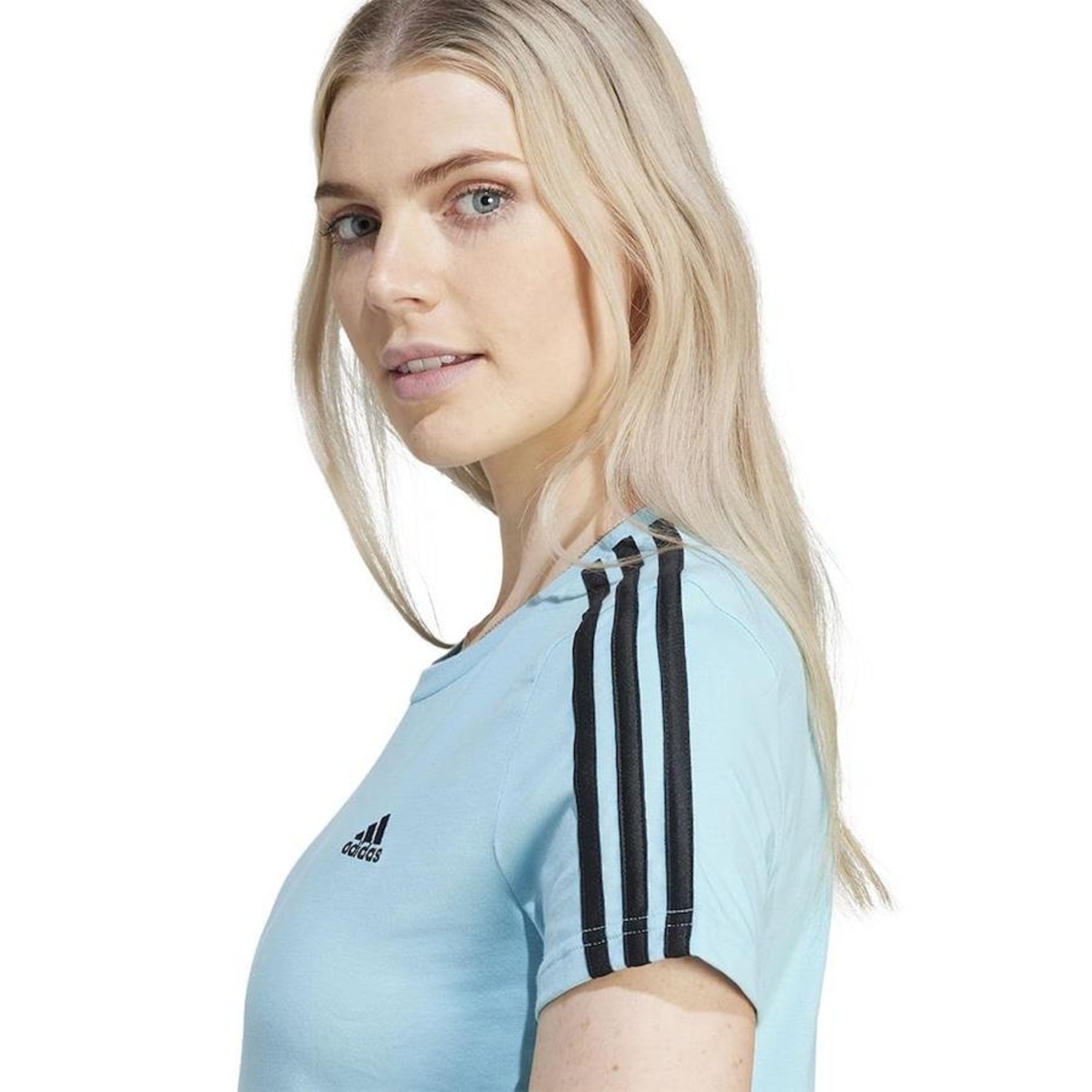 Camiseta adidas Essentials Linear Slim - Feminina