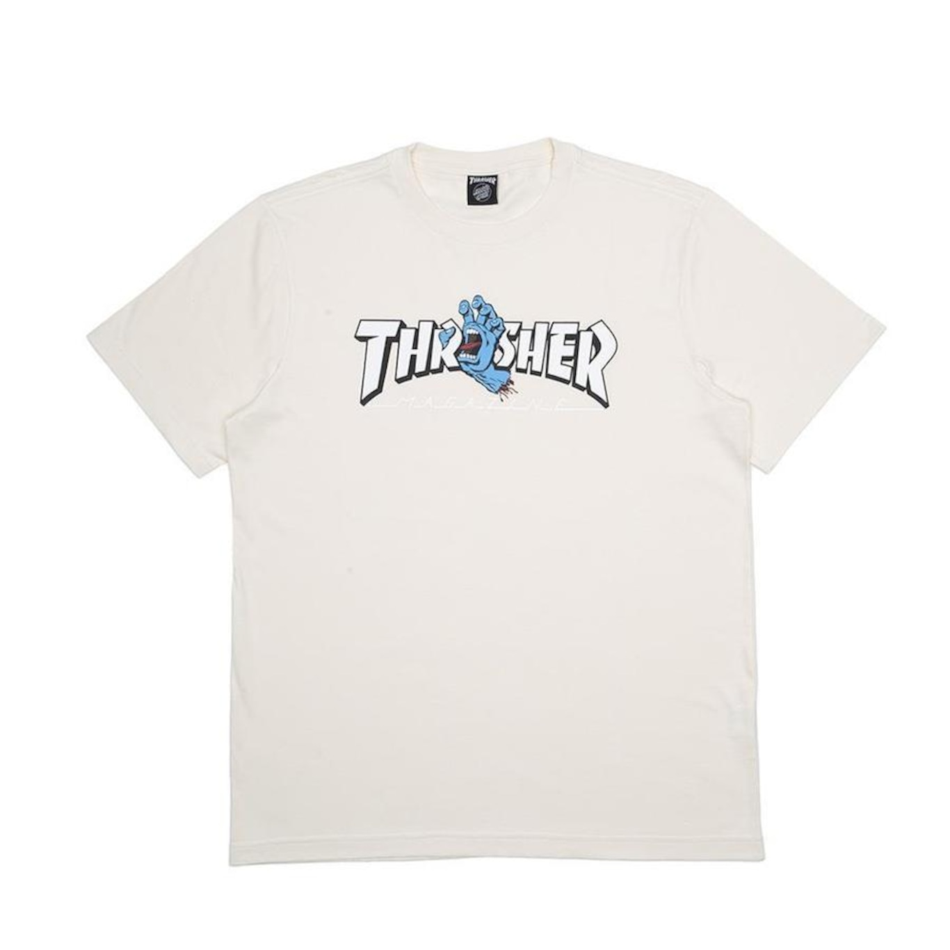 Camiseta Santa Cruz Thrasher Screaming Logo Ss Over - Masculina - Foto 1