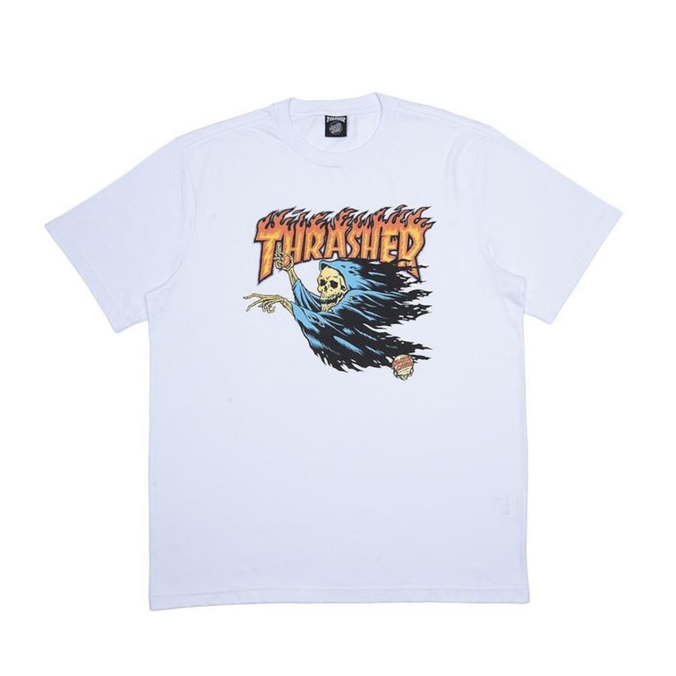 Camiseta Santa Cruz Thrasher Obrien Reaper Ss Oversize - Masculina - Foto 1