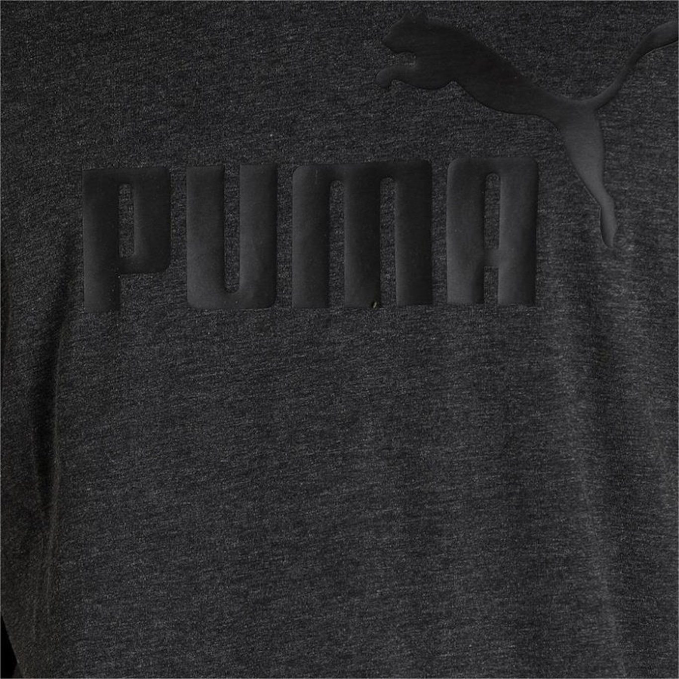 Camiseta Puma Ess Heather Dark Gray Heather - Masculina - Foto 3