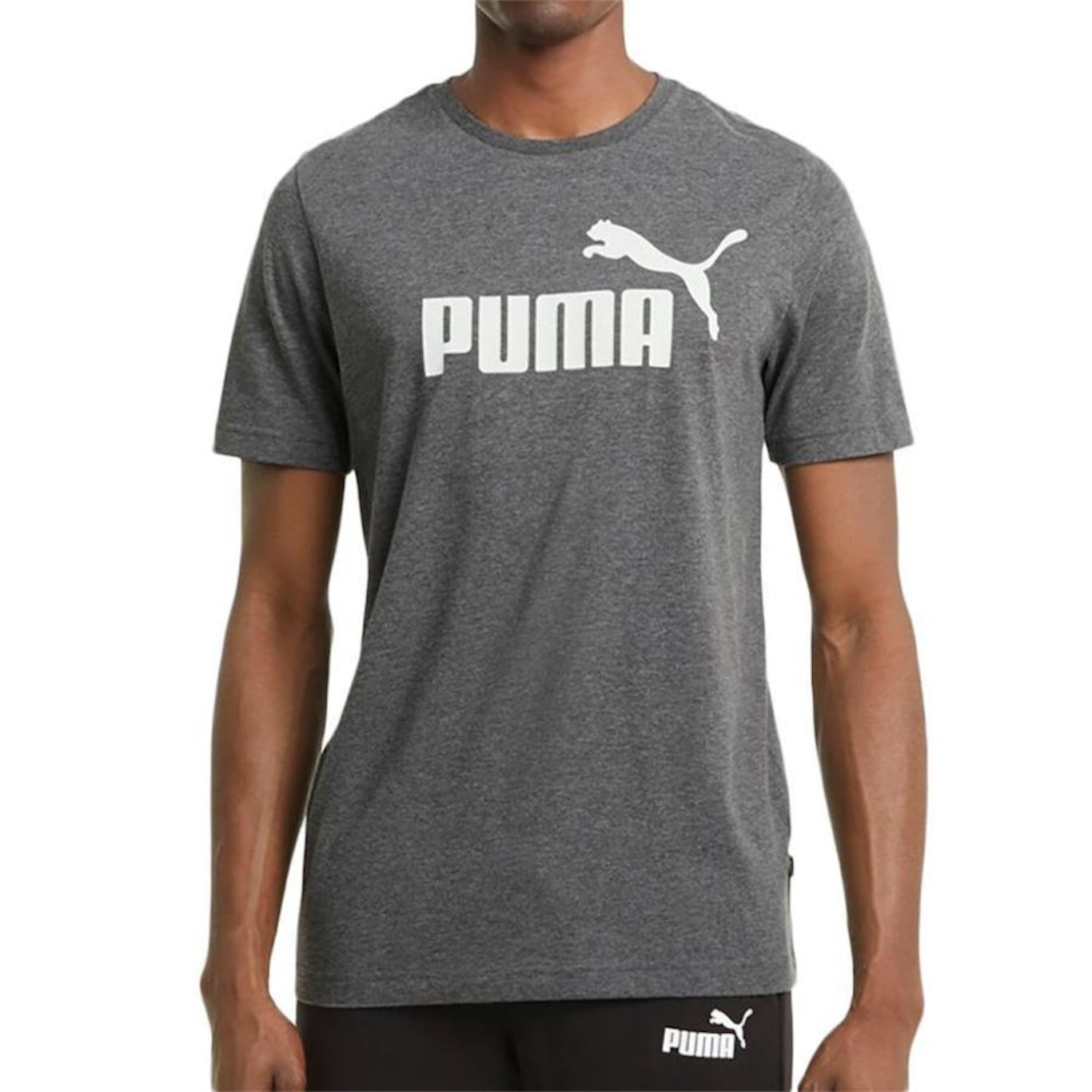 Camiseta Puma Ess Heather Puma - Masculina - Foto 1