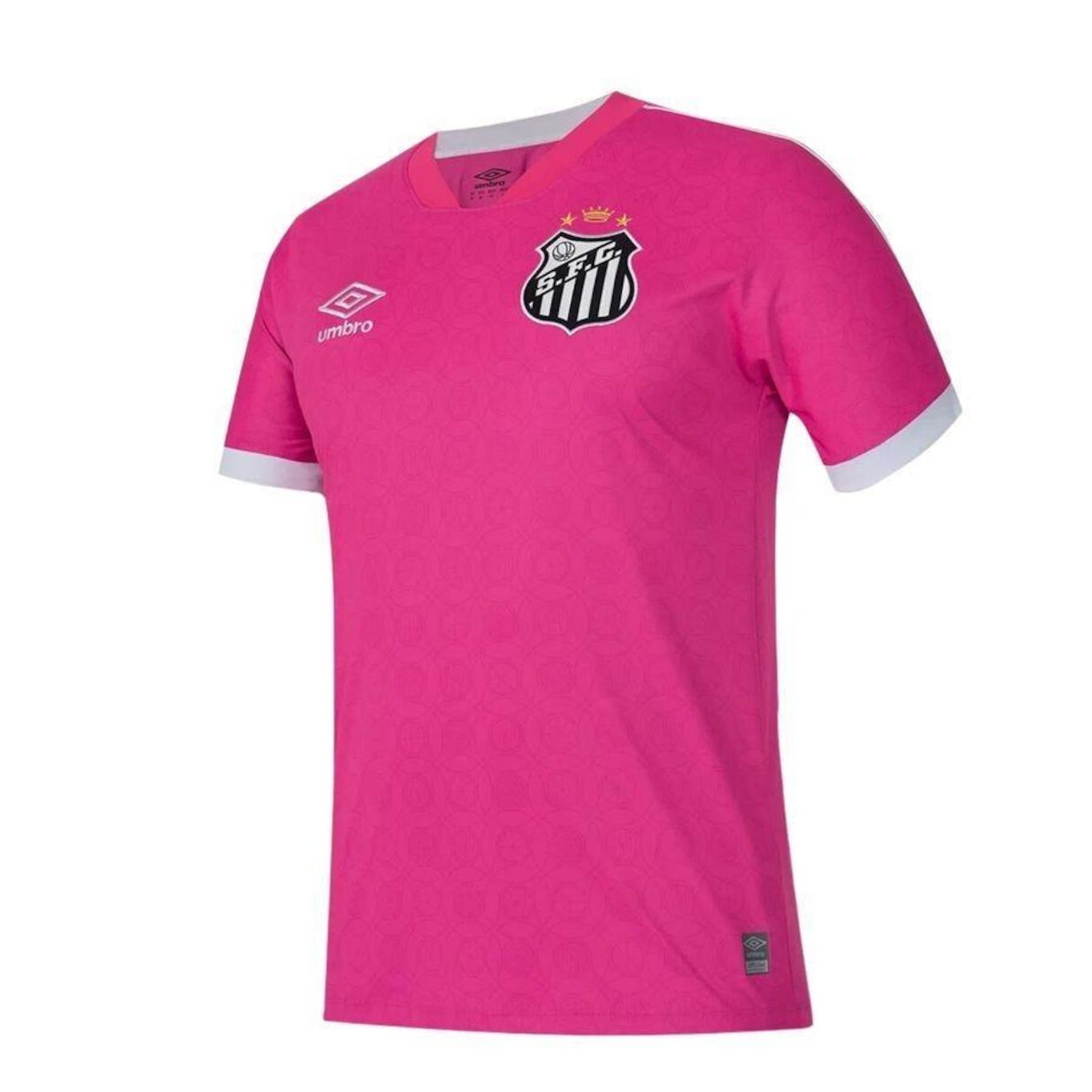 Camisa do Santos 23 Outubro Rosa Umbro - Masculina - Foto 2