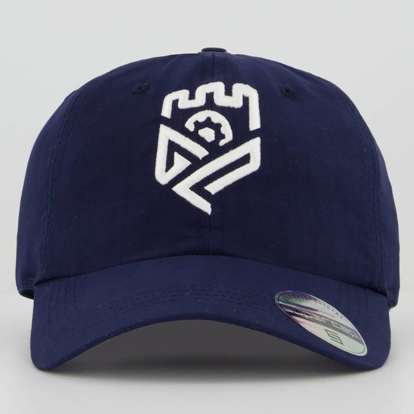 Boné Aba Curva Supercap Grêmio Prudente Escudo - Strapback - Adulto - Foto 2