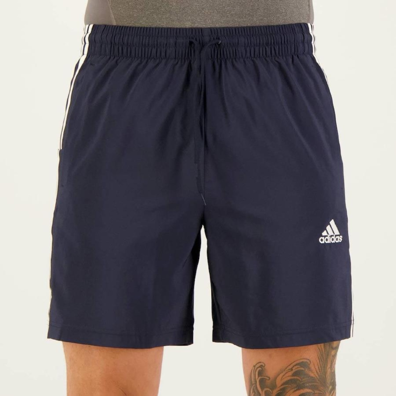 Bermuda adidas Aeroready Essentials 3-Stripes - Masculina - Foto 1