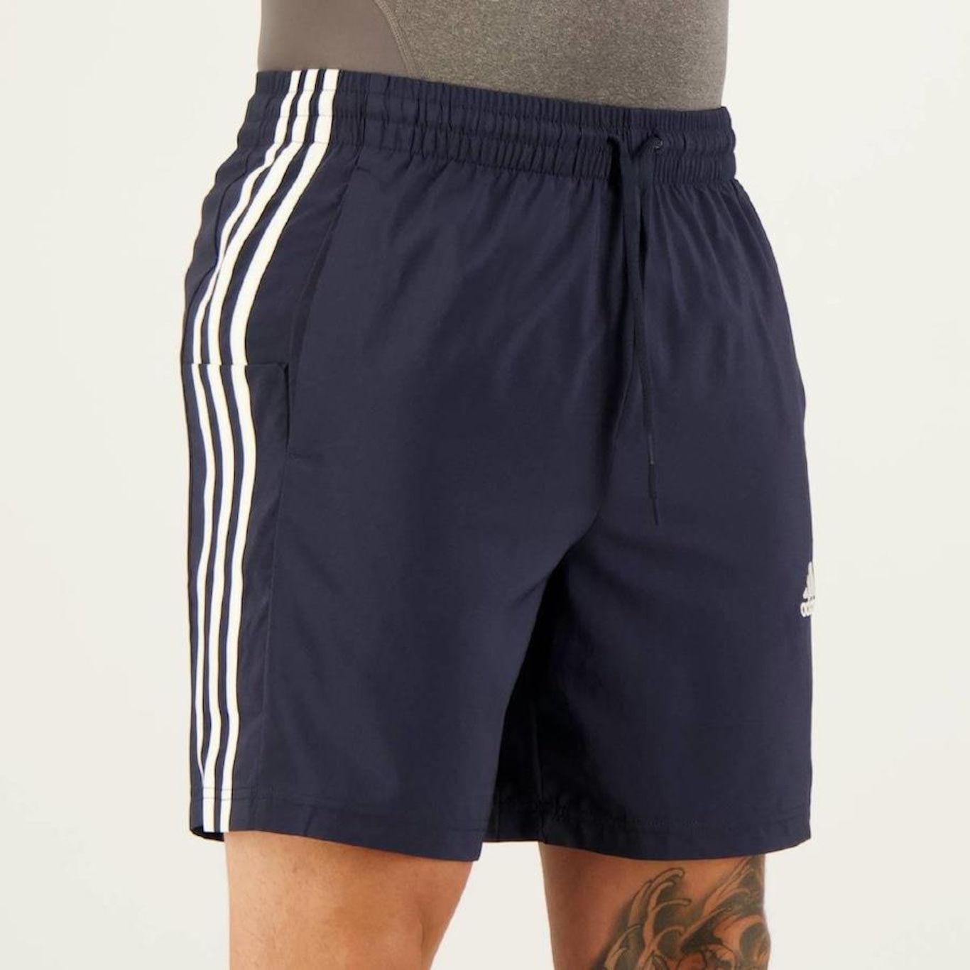 Bermuda adidas Aeroready Essentials 3-Stripes - Masculina - Foto 2