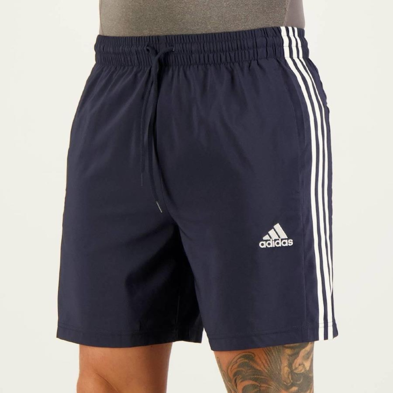 Bermuda adidas Aeroready Essentials 3-Stripes - Masculina - Foto 3