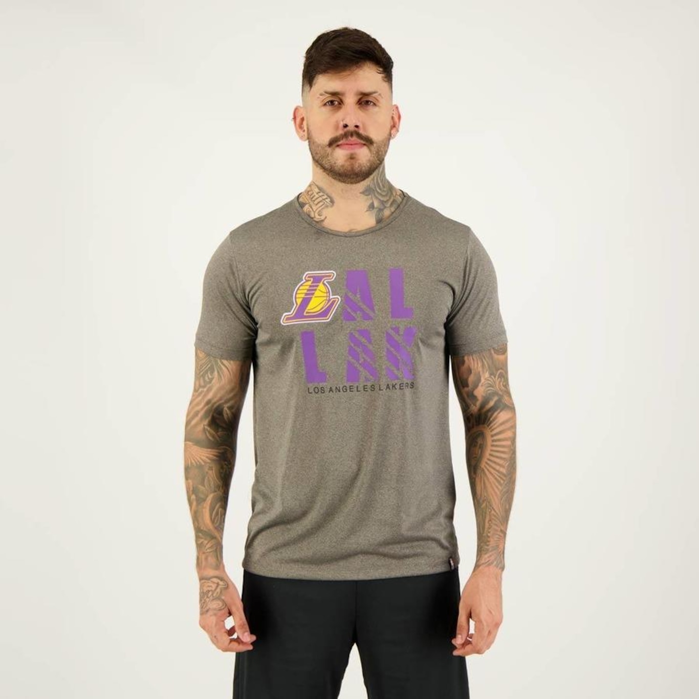 Camiseta Nba La Lakers Bang - Masculina - Foto 1