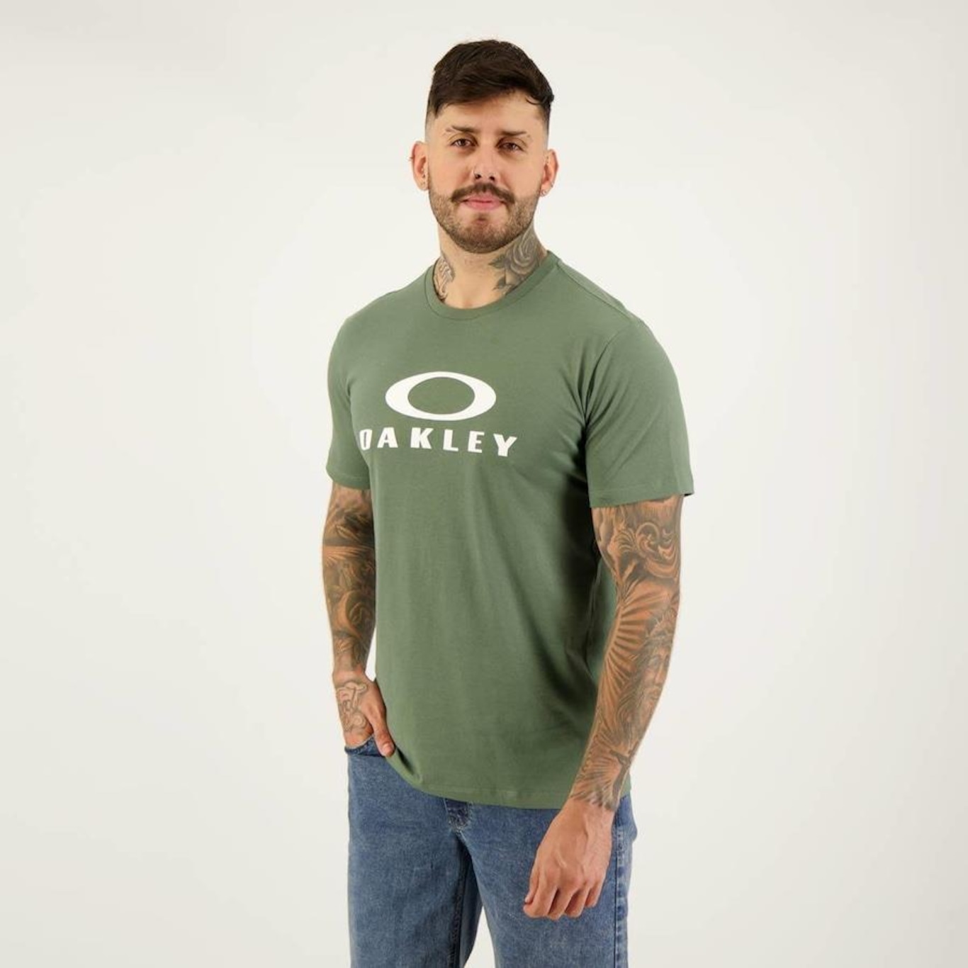 Camiseta Oakley o Bark Ss - Masculina - Foto 5