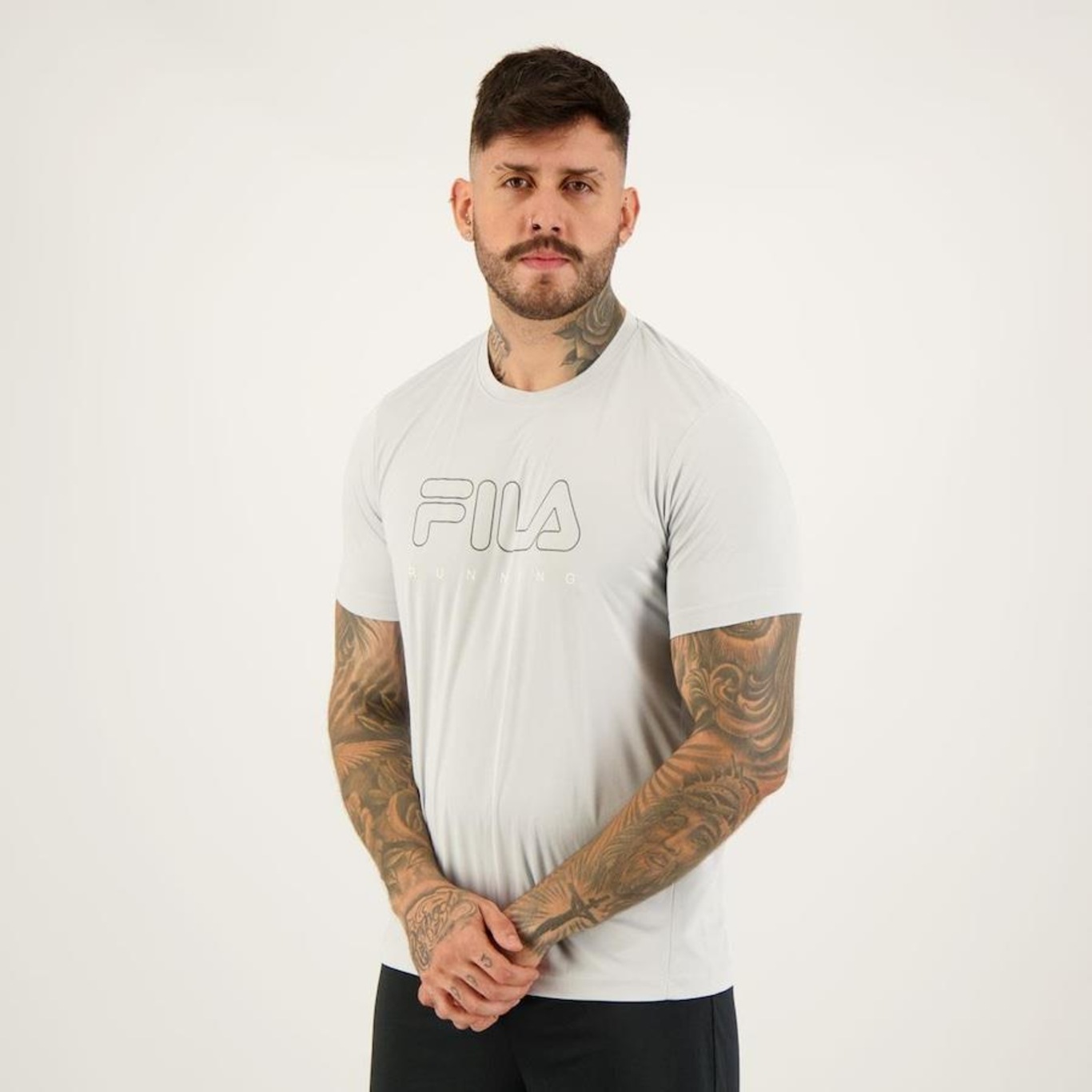 Camiseta Fila Basic Run Print - Masculina - Foto 2