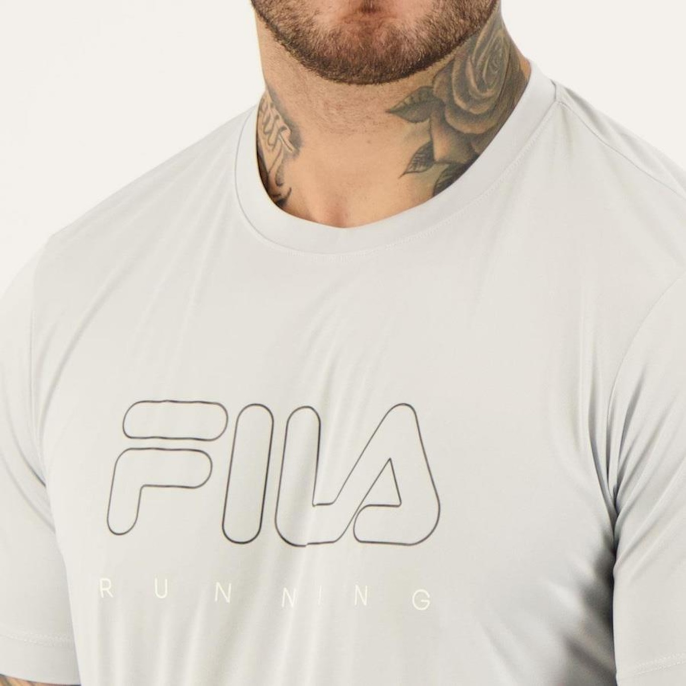 Camiseta Fila Basic Run Print - Masculina - Foto 4