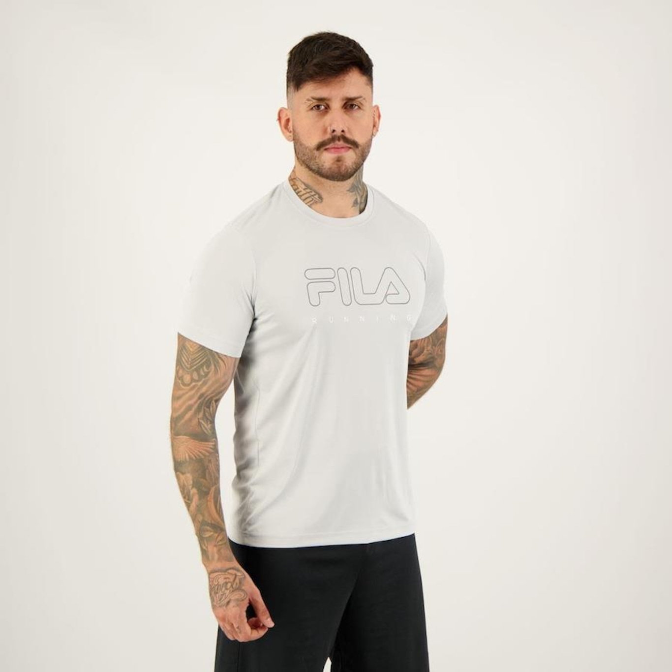 Camiseta Fila Basic Run Print - Masculina - Foto 5