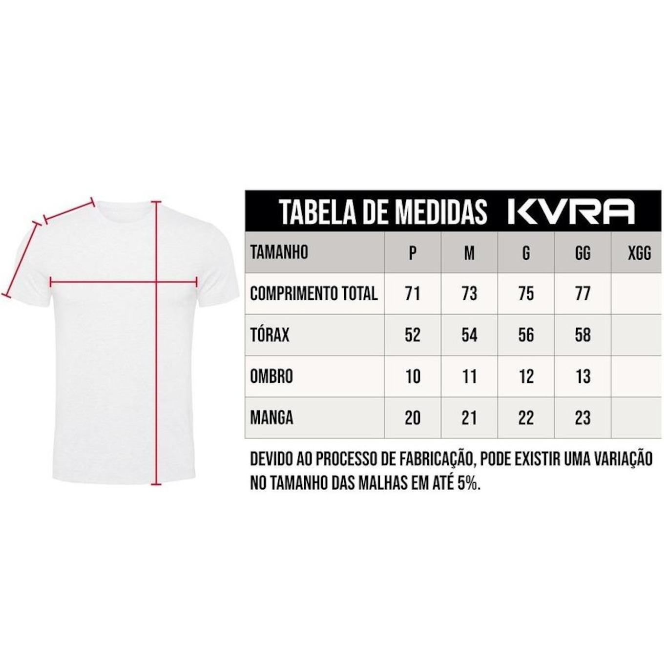 Camiseta Kvra Skull Contrast - Masculina - Foto 5