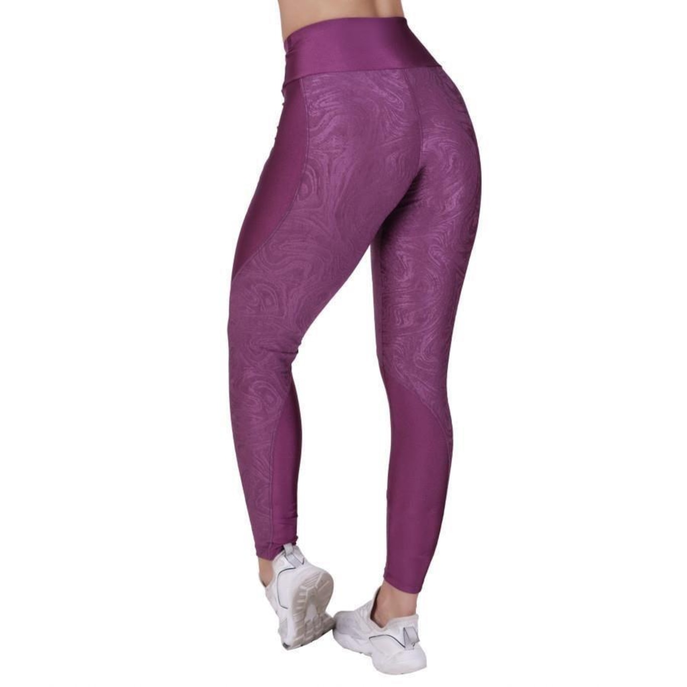 Calça Legging Orbis Fitness Cós Transpassado Cirrê - Feminina - Foto 5