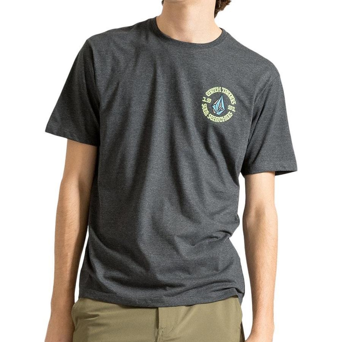 Camiseta Volcom Fried - Masculina - Foto 1