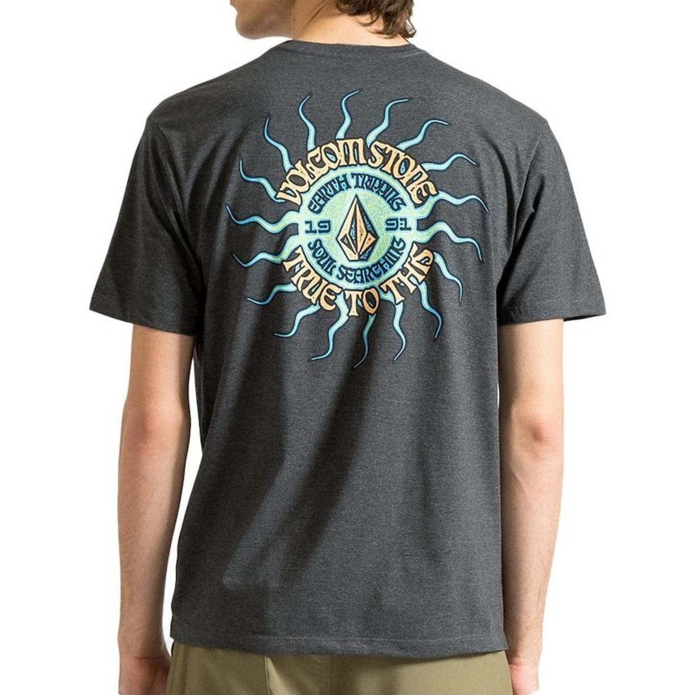 Camiseta Volcom Fried - Masculina - Foto 3