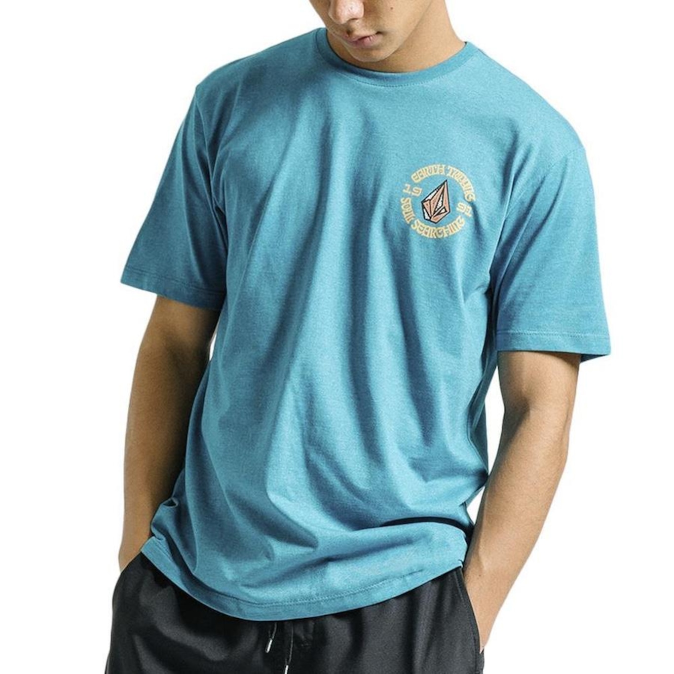 Camiseta Volcom Fried - Masculina - Foto 1