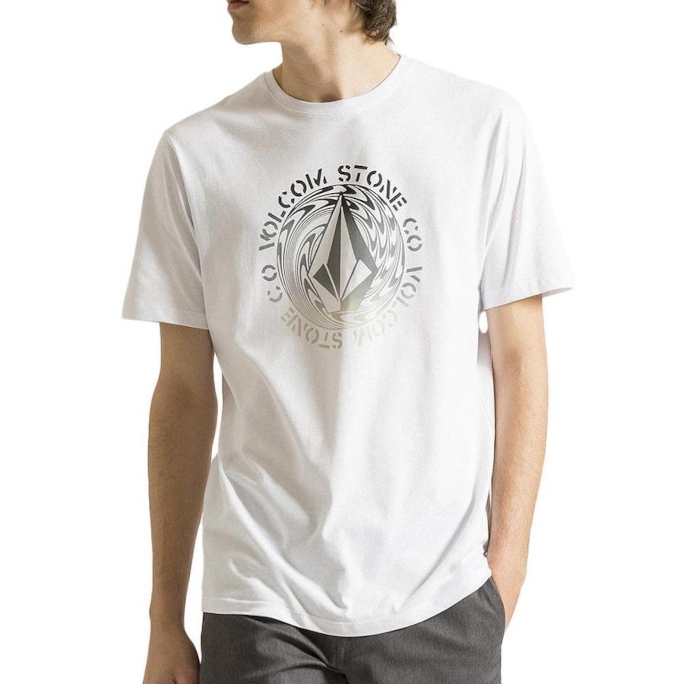 Camiseta Volcom Rotato - Masculina - Foto 1