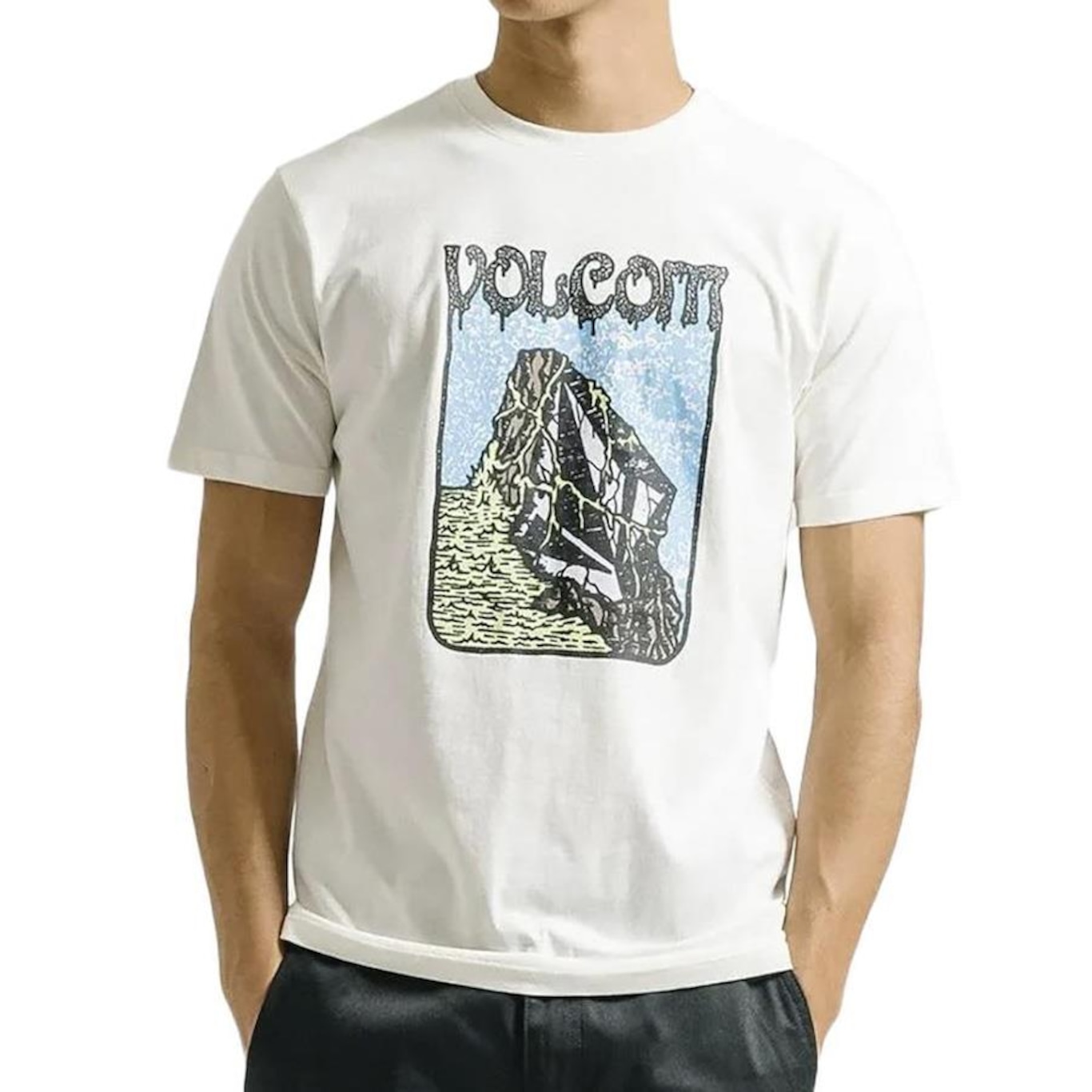 Camiseta Volcom Slim Submerged Sm24 - Masculina - Foto 1