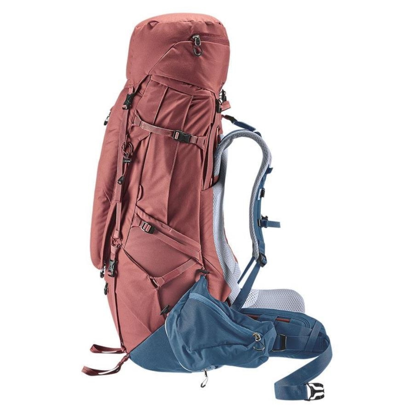 Mochila Cargueira Aircontact X Deuter Trekking 2023 SL - 60+15 Litros - Foto 4