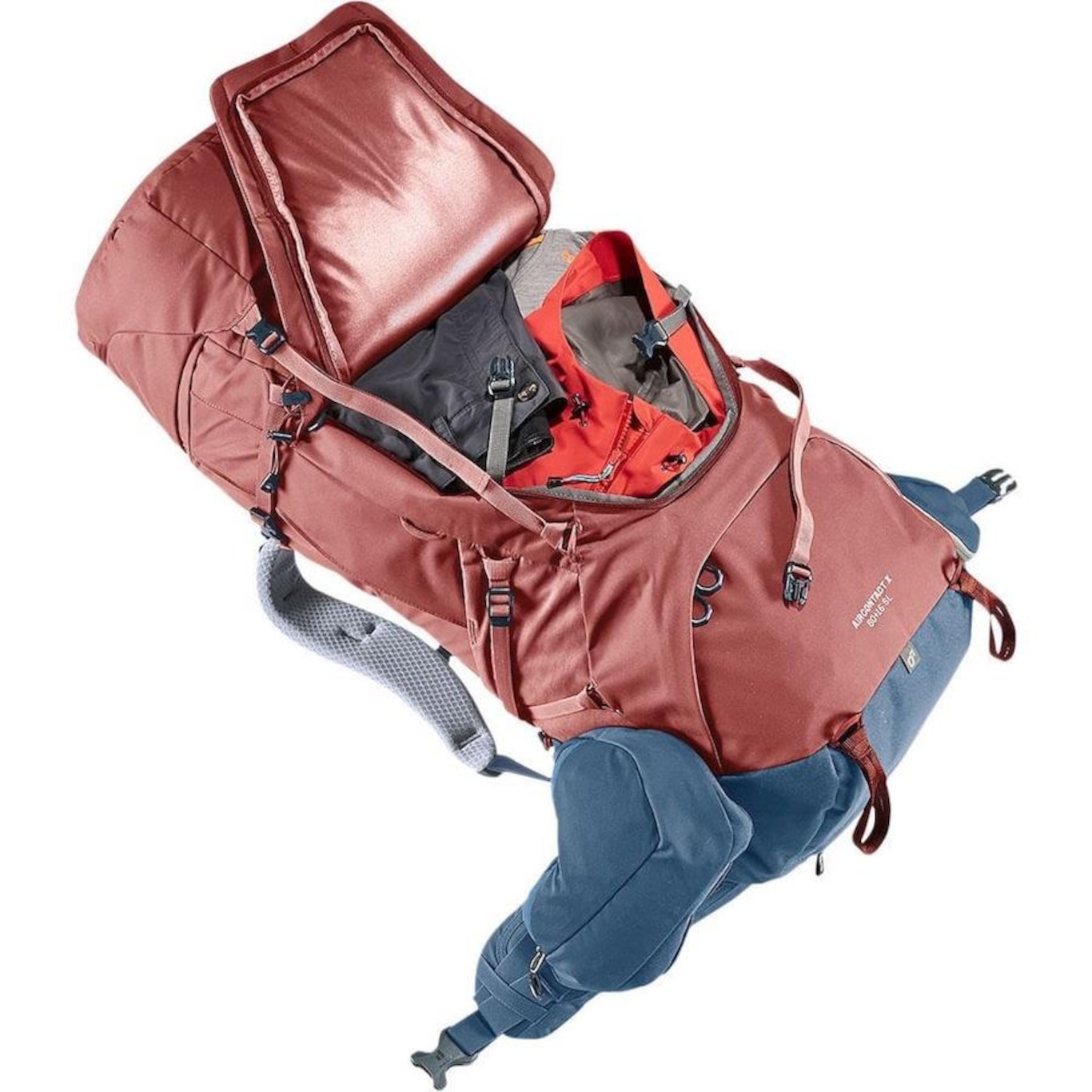 Mochila Cargueira Aircontact X Deuter Trekking 2023 SL - 60+15 Litros - Foto 6