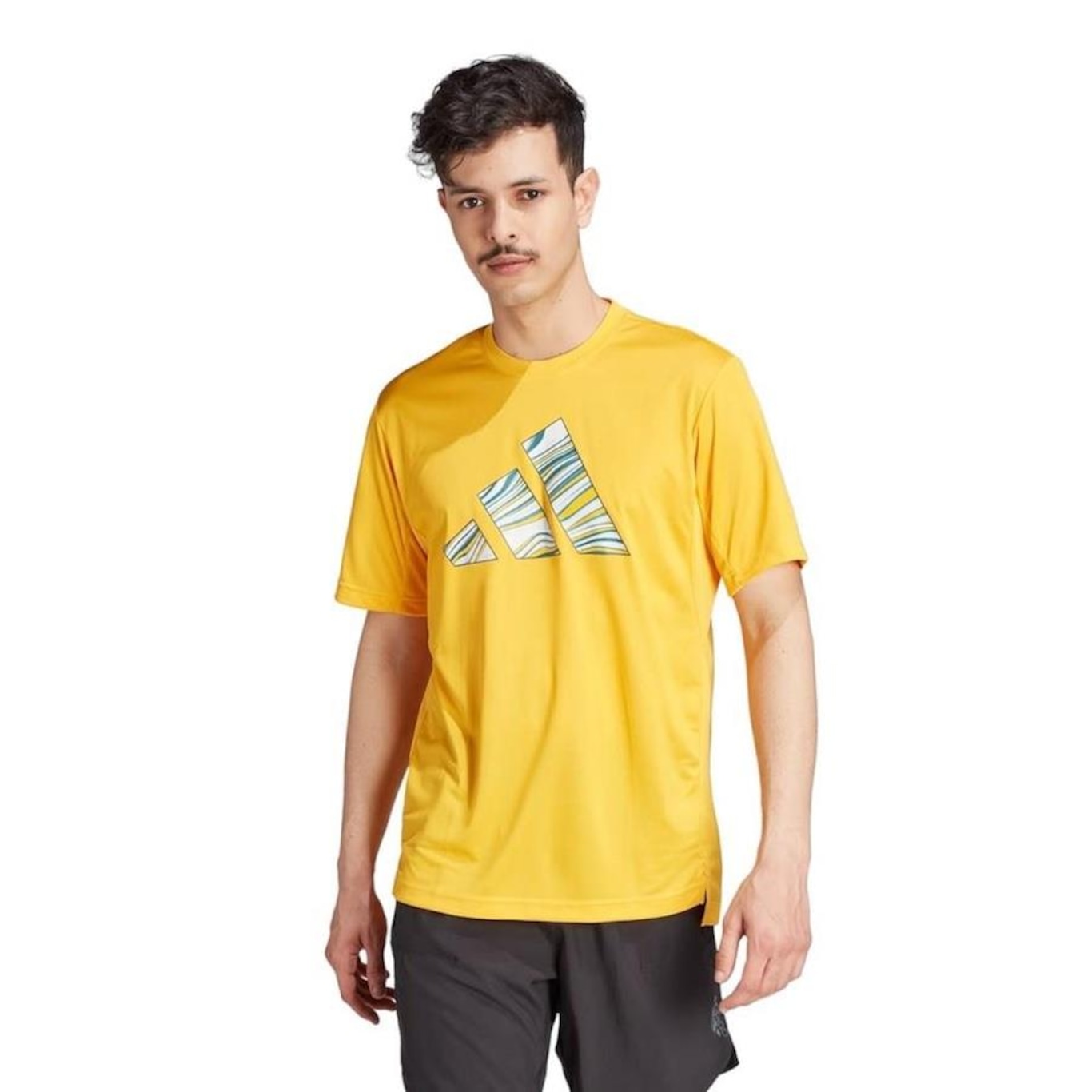 Camiseta adidas Hiit Graphic Slogan - Masculina - Foto 1