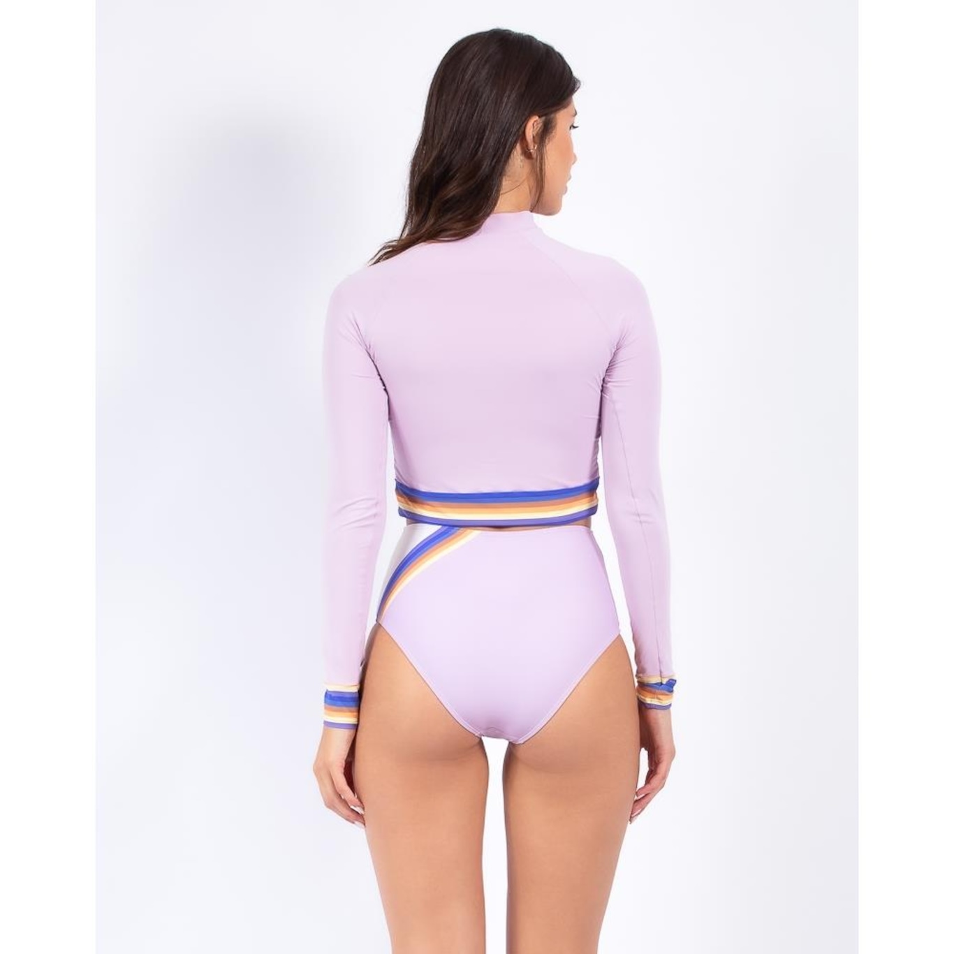 Top Biquíni Rip Curl Sunrise Striped - Feminino - Foto 4