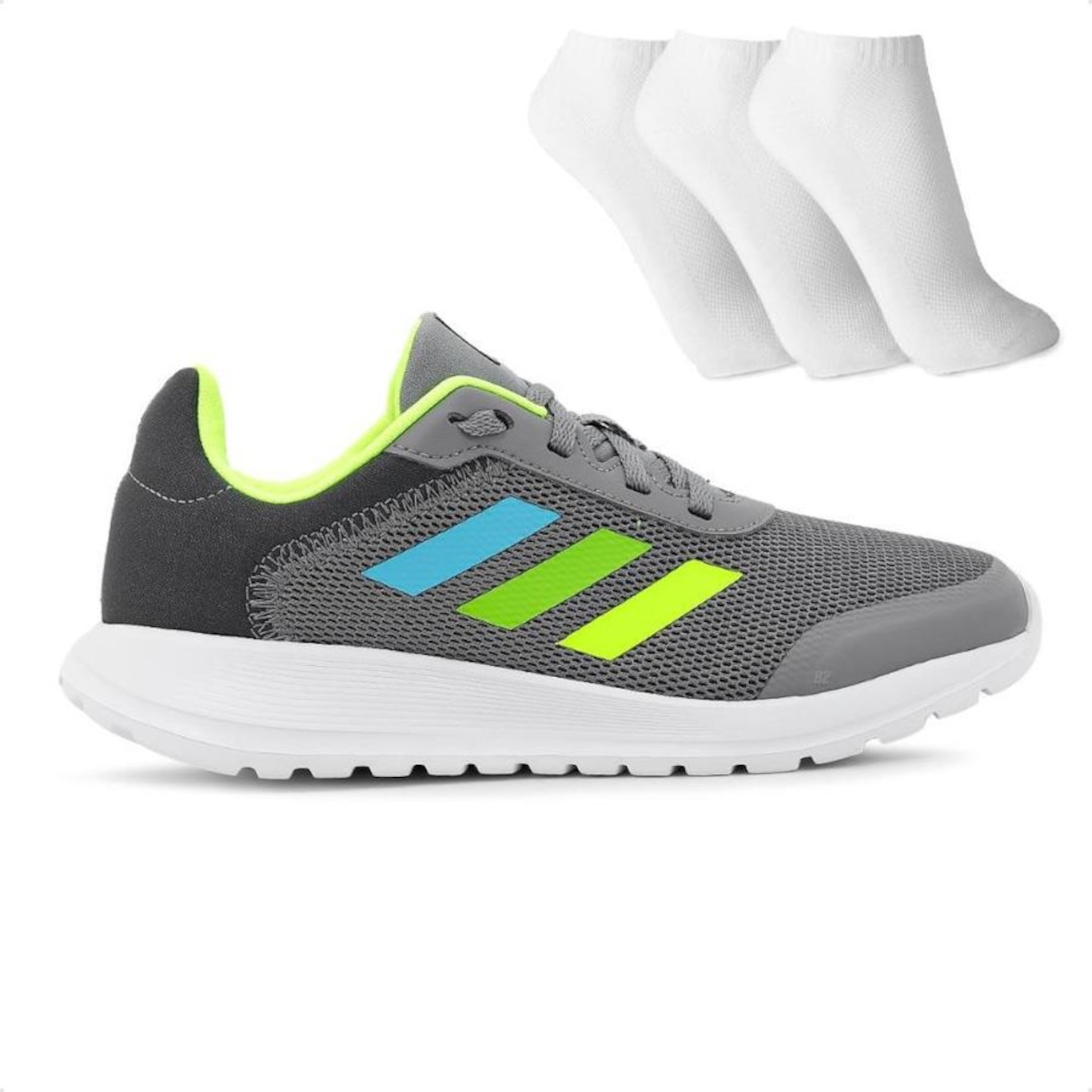 Tênis adidas Tensaur Run 2.0 - Infantil + 3 Pares de Meias - Foto 1