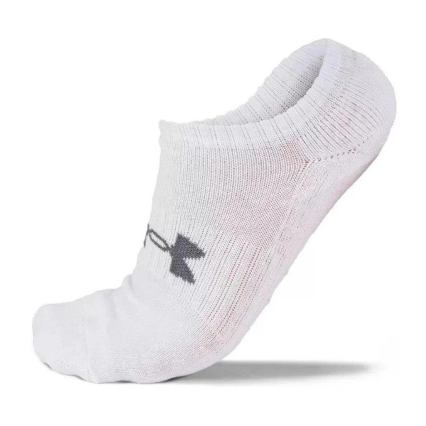 Meia Invisível Under Armour Core Cotton - 3 Pares - Adulto - Foto 2