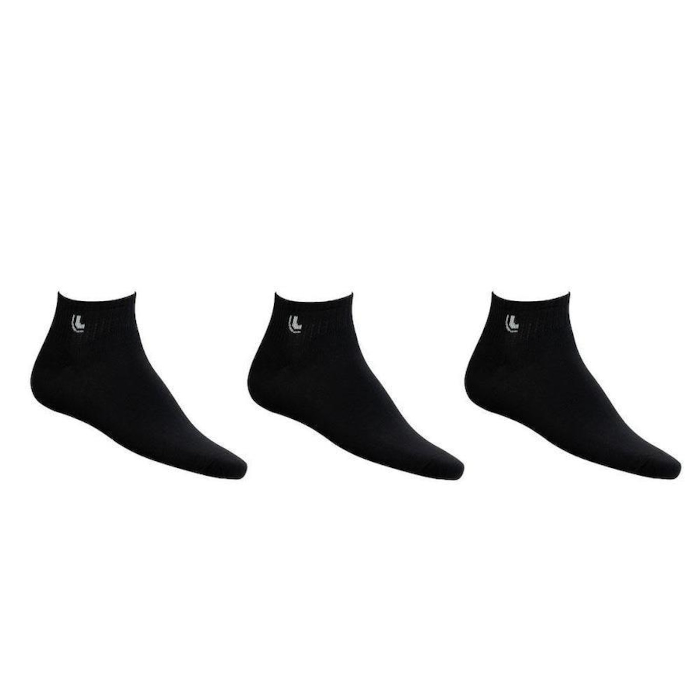 Kit Meias Cano Baixo Lupo Sport - 37 a 40 - 3 Pares - Masculina - Foto 1