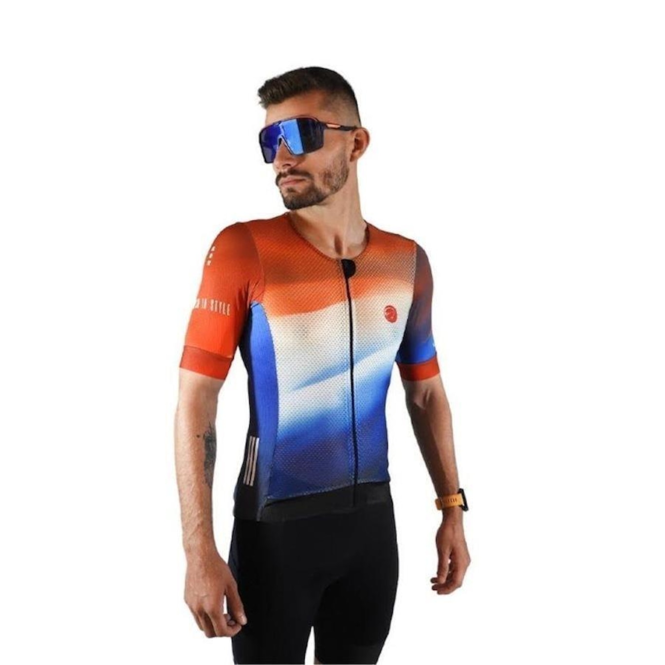 Camisa de Ciclismo Triathlon Mauro Ribeiro Híbrida - Masculina - Foto 6