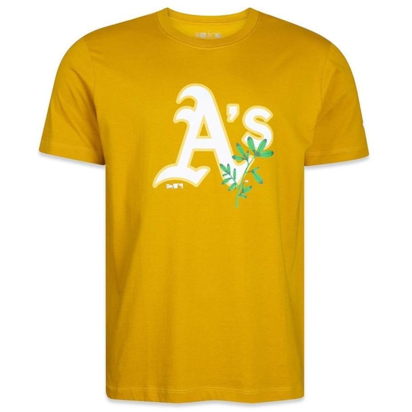 Camiseta New Era Oakland Athletics MLB Rooted Nature - Masculina - Foto 1