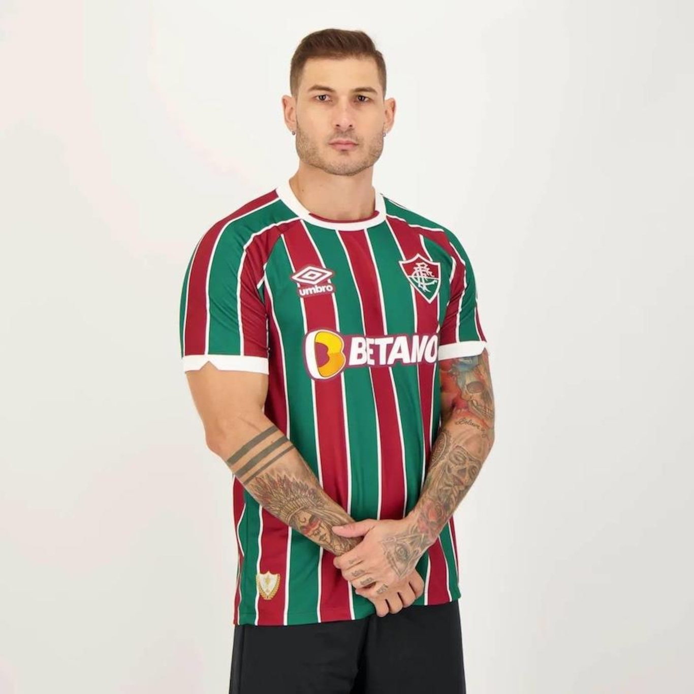 Camisa do Fluminense I 2023 9 John Kennedy Umbro - Masculina - Foto 2