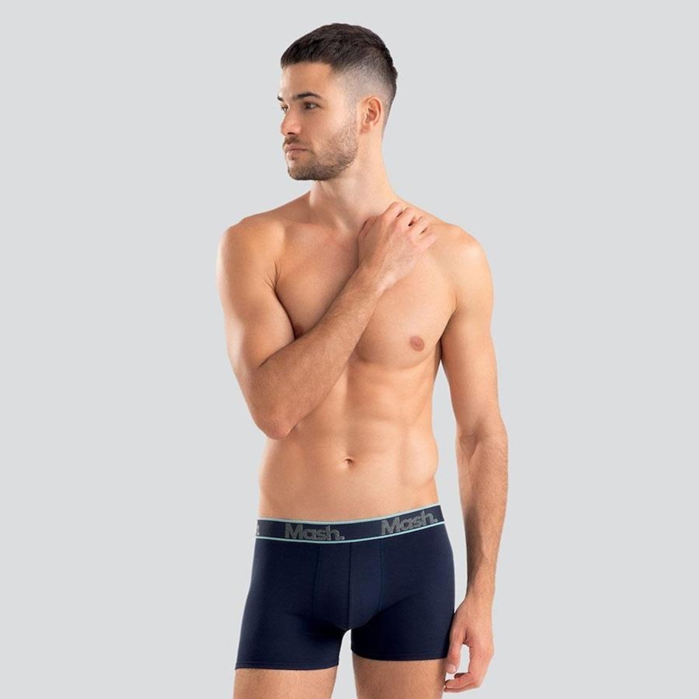 Cueca Boxer Mash Cotton - Adulto - Foto 2