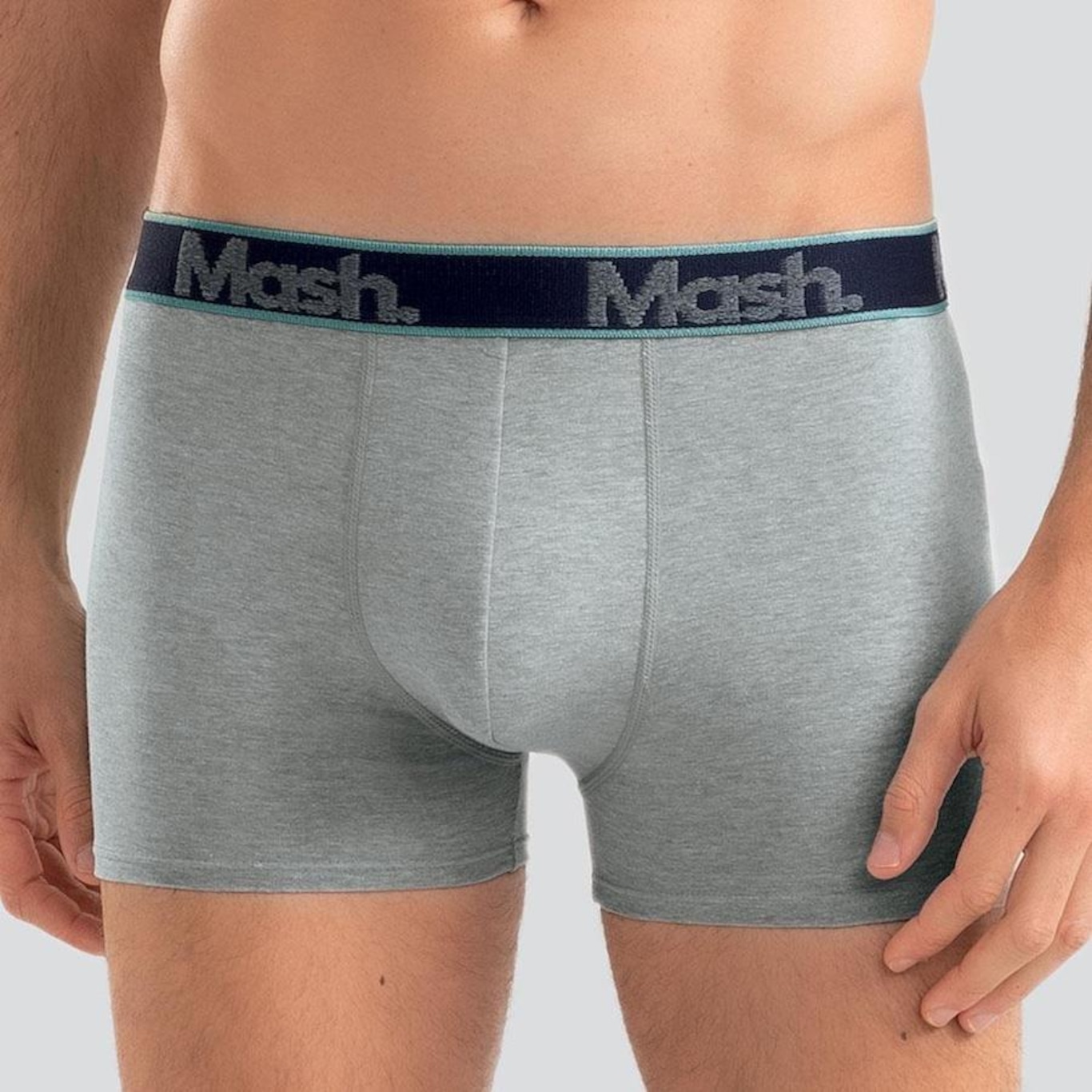 Cueca Boxer Mash Cotton - Adulto - Foto 2