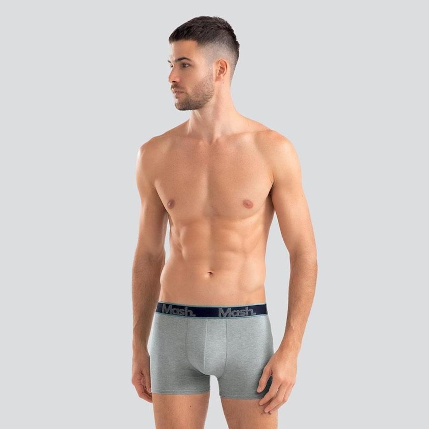 Cueca Boxer Mash Cotton - Adulto - Foto 4